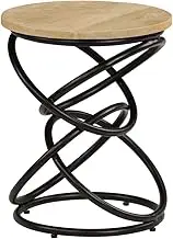 End Table Solid Mango Wood 40x50 cm Home Accent