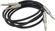 Life Girl Star 2Pack Upgraded 1/4 to 1/4 Pro Audio Sound Speaker Wire Speakon Dj Cable 15 Gauge 3 Ft Shielded Audio Cable