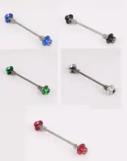 J&L Titanium Hex Key Folding Bike 74mm QR skewer/Axle-for Brompton,Dahon-12g