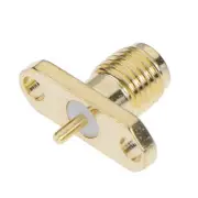 SMA Female 2 hole panel Flange jack with solder Post terminal RF ConneYXZ8
