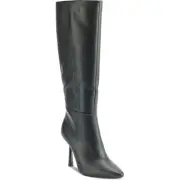 DKNY Womens Nixie Black Solid Knee-High Boots 7.5 Medium (B,M) BHFO 0428