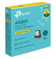 TP-Link Archer TX1U Nano AX300 Nano Wi-Fi 6 Wireless USB Adapter , 287 Mbps a...