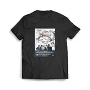 Traveling Wilburys Tom Petty And Jeff Lynne Signed Promotional Mens T-Shirt Tee Retro heavyweight L