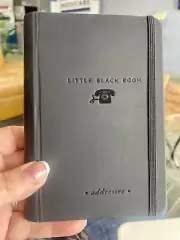 Little Black Book Of Addresses by Peter Pauper Press