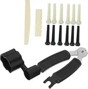 ERINGOGO Acoustic Guitar Maintenance Kit Complete Guitar String Pin Tool Set Peg Winder