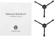 [RGkuti] Official Original Side Brush Accessories for Roborock S8 Pro Ultra,S7 Max Ultra,Q Revo,S7 MaxV/S7/Q7Max/Q8 Max/S8/Q7/Q5/S6/S5/S4/E5/E4/E3/E2 Replacement Part,2Packs Black
