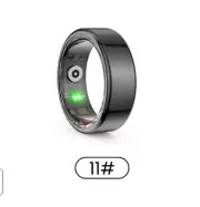 AVATTO Smart Ring Bluetooth 5.1 Personalize Health Monitor Blood Pressure Oxygen