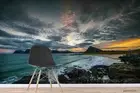 3D Ocean Sunrise Wallpaper Wall Mural Removable Self-adhesive 6