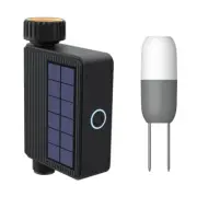 WIFI Solar Waterer Garden Timing Sprinkler with Soil Temperature Humidity5018