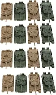 16 Pieces 4D Tank Ornaments 1:144 Model Kit 360