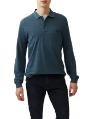 [Rodd & Gunn] Long Sleeve Original Fit Gunn Polo in Dark Teal