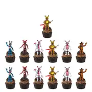 24PC Five Nights at Freddys Cupcake Toppers Party Supplies Birthday Decorations