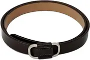 MILASIC(ミラシック) Miracic TN-SQBT Ring Belt, Genuine Leather, Square, Stepless, Stylish, No Holes, No Holes, Adjustable Size, Adjustable, Groomy, Unisex, Large Size, Small Items, Unisex, Thin, Slim