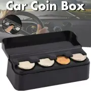 Car Telescopic Mini Coin Case Organizer Rolls Holder Box Storage Container 1Pcs (for: Fiat)