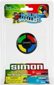 NEW - The Worlds Smallest SIMON Electronic Memory Game
