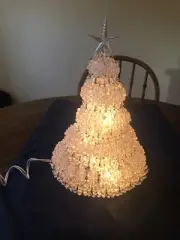 Lighted Crystal Beaded Christmas Tree