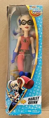 DC Super Hero Girls Harley Quinn Doll Figure Mattel NIB Box Damage 2016
