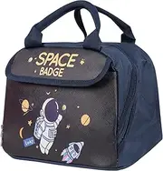 [Linkidea] Lunch Bag, Large Capacity Lunch Tote Bag with Hand Strap, Reusable Lunch Box Bag for Picnic, Outdoor, Compatible with B.Box, Sunhanny, Pedeco, QQKO, Xgxn Lunch Box (Navy Blue)