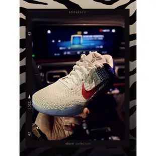 正版代購NK Kobe 11 Elite Low USA 科比11代 夢之隊 美國隊 男子實戰籃球鞋822675-184