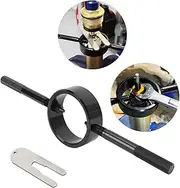Motorcycle Fork Spring Compressor Tool Kit for Most Upside Down Sreetbike Forks, Universal Metal Spring Service Kit for to Motorcycle, Rod Holding Tool
