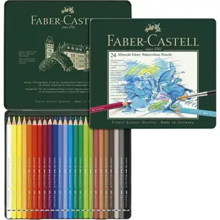 FABER-CASTELL 輝柏 藝術級 水彩色鉛筆 24色 /盒 117524