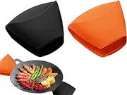 Silicone Pot Holders - Thickened Potholders for Oven | Heat Resistant Cooking Pinch Grips, Anti-Slip Kitchen Pinch Mitts for Home Use, Picnic, Camping
