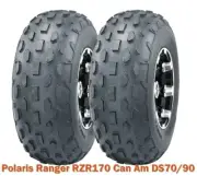 2 WANDA Sport ATV tires 19x7-8 fit Polaris Ranger RZR170 Can Am DS70/90 front