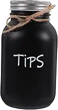 KONTONTY Glass Piggy Bank for Adults Money Saving Box Multi-Functional Mason Safe Coin Storage Container for Home and Office Simple and Elegant Decoration
