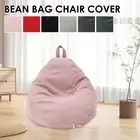 Bean Bag Chair Cover Plush Toys Organizer Holder Soft Corduroy Bean Bag grRlY