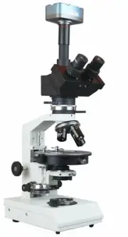 Radical Trinocular Polarizing Microscope W Rotating Stage Bertrand Lens Full ...