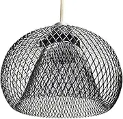 B Baosity Pendant Lamp Shade Lampshade Light Cover Ceiling Light Cover for Bedroom Dining Room, Black