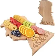 Charcuterie Board 1 Pcs, Wood Cheese Board MAGA Gift, Famous Leaders Fan Gifts, Cheese Platter For House Warming Christmas Thanksgiving Wedding Gifts Birthday Party Picnics
