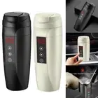 Temperature Control Car Heated Cup 450ml Stainless Steel Frosted Travel Mug