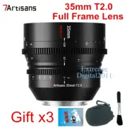 7artisans 35mm T2.0 Cine Lens for Leica L SL Panasonic S1H S1R Lumix S5II Camera