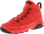 [Nike] Big Kid's Jordan 9 Retro Chile Red Chile Red/Black (302359 600) - 4.5