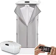 Steam Portable Ironing Machine, Machine Dryer/Automatic Ironing Wrinkle, LED Wireless Remote Control, One-Button Operation, Disassembly Cloth Cover, 5KG Dry Clothes Capacity,A