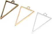 [LALAFINA] 30pcs Triangle Alloy Jewelry Charms Diy Pendant Necklace Making Accessories