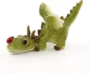 Top Collection 4414 Miniature Fairy Garden & Terrarium Mini Dragon Playing with Ladybug Statue, Small