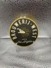 (2) Two Brouwerij West Beer Coasters