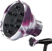 Silicone Hair Dryer Diffuser | Adjustable Hair Dryer Diffuser Foldable Silicone Hair Diffuser | Portable Hair Dryer Accessories Professional Diffuser Attachment for Travel