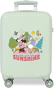 Joumma Disney Mickey & Minnie Cabin Suitcase Multicolor 33 x 50 x 20 cm Rigid 2 kg Combination Lock Side ABS 2 kg 33L Hand Luggage, Multicoloured, One Size, Cabin Suitcase
