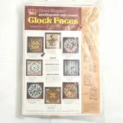 Crown Elegance Needlepoint Floral Garland Clock Face 8x8 900-11 Needle Craft