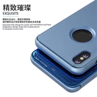 華為 Huawei Mate 10 9 8 lite mate9 Pro 鏡面翻蓋手機皮套 智能顯示休眠 支架保護背殼