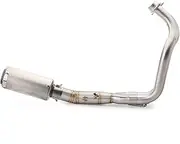 for Yamaha for MT07 for MT-07 XSR700 FZ-07 Motorcycle Exhaust Full Systems Front Pipe Modified Muffler Escape Slip-on (Color : 4)