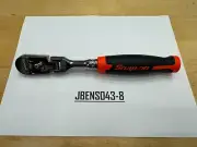 Snap-on Tools USA NEW ORANGE 3/8" Drive Cynergy Hard Grip Flex Ratchet FHFD100O