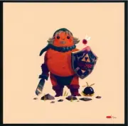 Olly Moss The Legend of Zelda Numbered 5x5" Poster Print Masks Nintendo
