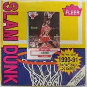 1990-91 Fleer Basketball - SLAM DUNK Michael Jordan - Sealed 20 Card Box