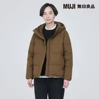 在飛比找momo購物網優惠-【MUJI 無印良品】女撥水加工聚酯纖維附帽羽絨外套(共3色