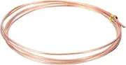 uxcell 99.9% Pure Copper Wire for Jewelry Making, 14 Gauge (1.6mm) Copper Craft Wire 4.9 Feet Beading Jewelry Making Supplies for Crafting Wreath Electroculture Gardening