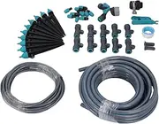 Garden Sprayers Atomized Spray Irrigation Garden Watering System Adjustment Plant Watering System for Atomization Lawn Irrigation Rotating Sprinklers Drip Kit